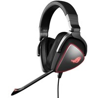 ASUS ROG Delta Origin Black Wired Gaming Headset - Hyper-Grounding, USB-C, Red LED Lighting, Crystal-clear Audio, Exclusive Drivers