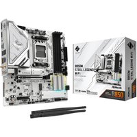Asrock B850M Steel Legend WiFi Micro-ATX AMD Socket AM5 Motherboard - White