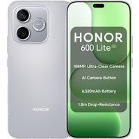 HONOR 600 Lite 6.6" AMOLED MediaTek Dimensity 7100 Elite 8GB RAM 256GB Storage 5G Dual-SIM MagicOS Smartphone - Velvet Grey