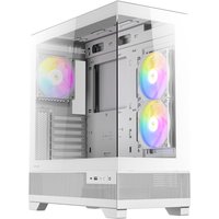 Antec CX700 ARGB Tempered Glass Mid Tower Gaming PC Case - White