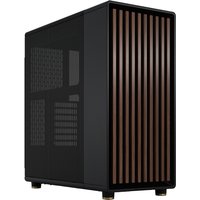 Fractal North ATX Mid Tower Glass Case - 355mm GPU Clearance, 360mm Radiator Support, USB-C, Aspect Fans