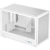 DeepCool CH260 Tempered Glass MicroATX Gaming PC Case - White