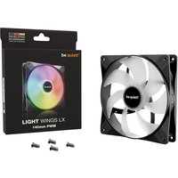 be quiet! Light Wings LX 140mm ARGB 7 Blades Case Fan - Black