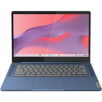 Refurbished - Lenovo IdeaPad Slim 3 Chromebook 14M868 MediaTek Kompanio 520 4GB RAM 128GB eMMC 14" ChromeOS Laptop - UK Keyboard Layout