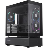 GameMax N80 RGB Tempered Glass Mid Tower Gaming Case - Black
