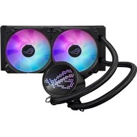 ASUS ROG Ryuo III 240 ARGB AIO CPU Cooler - Anime Matrix LED Customisation, 8th Gen Pump, Extensive Compatibility