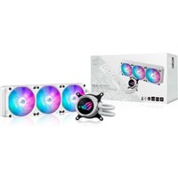 ASUS ROG Strix LC III 360 ARGB White Liquid Cooler - AMD Intel CPU Cooling & Aura Lighting Promotion