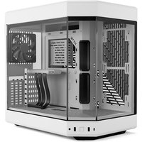 HYTE Y60 ATX Gaming Case Panoramic View, Vertical GPU, PCIE 4.0 Riser Cable, Cold Floor Cooling, Mid-Tower