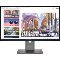 Refurbished - Lenovo ThinkVision P27QD-40 27" Quad HD 4ms Height Adjustable Monitor