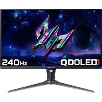 Acer Predator X32 X5 32" QD-OLED 4K UHD 240 Hz 0.03ms AI ProxiSense Height Adjustable Gaming Monitor with Speakers