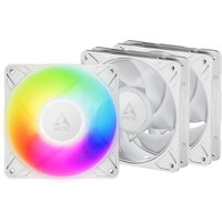 Arctic P12 Pro 120mm PWM A-RGB High Static Pressure - White 3 Pack