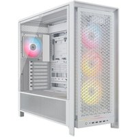 Corsair FRAME 5000D RS ARGB Tempered Glass Mid Tower Gaming PC Case - White