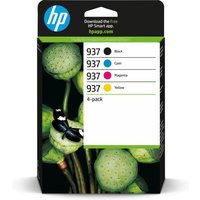 HP 6C400NE 301/937 Printhead Cartridge Pack of 4 | Vibrant Color & Bold Blacks | Compatible with HP OfficeJet Pro Series