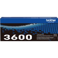 Brother TN3600 Black Toner 3,000 Pages High Yield Compatible with Brother Printers