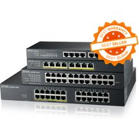 Zyxel GS1915-24EP L2 Gigabit PoE Switch - NebulaFlex, Smart Managed, SMB Network Solution, Cloud Management