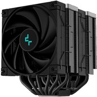 DeepCool AK620 Zero Dark CPU Cooler - Dual 120mm Fans, 6 Copper Pipes, Full Blackout, Intel & AMD