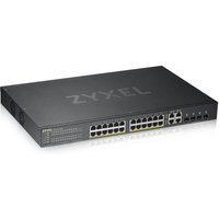 Zyxel GS1920-24HPV2 24-Port Layer 2 Smart Managed PoE Switch with 4 Uplink Ports