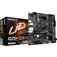 GIGABYTE AMD A520M DS3H V2 AM4 DDR4 Micro ATX Motherboard - Performance, NVMe PCIe, GbE LAN, HDMI 2.1, Smart Fan 5