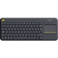 Logitech K400 Plus Wireless Touch Keyboard - 10m Range, PC-to-TV Control, Media-Friendly Design