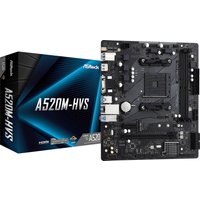 Asrock A520M-HVS DDR4 mATX AM5 Motherboard | Ryzen 3000-5000 Support | DDR4 4733+ OC | Ultra M.2 PCIe 3.0