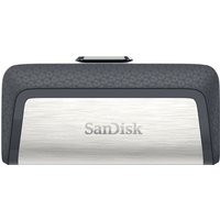 SanDisk Ultra Dual Drive 64GB Type-C 3.2 USB Flash Drive - High-Speed, Reversible Connector - Black