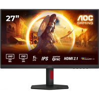 U27G4R Dual-Frame 160Hz UHD/320Hz FHD Monitor, Fast IPS, HDR400, G-Sync, HDMI 2.1, Ergonomic Stand