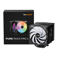 be quiet! Pure Rock Pro 3 LX Dual Tower 4-pin PWM RGB CPU Air Cooler