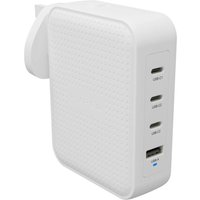 Hyper HyperJuice 145W USB-C GaN Safety Tested Travel Charger With 4 Ports - White