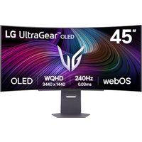 Refurbished - LG UltraGear 45GX90SA-B 45" Curved OLED WQHD 240Hz 0.03ms G-Sync Height Adjustable Gaming Monitor with webOS