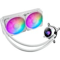 ASUS ROG Strix LC II 240 ARGB White AIO Liquid Cooler – AMD/Intel Compatible, RGB Lighting