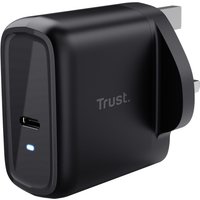 Trust Maxo Universal 65W USB-C Fast Charger Black – Compact, Sustainable, Worldwide Compatible with 2m Cable