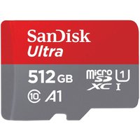 SanDisk Ultra 512GB MicroSDXC Memory Card - Red | UHS-I | 512GB Capacity | SD Card & Reader Accessory