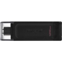 Kingston Technology 128GB USB Flash Drive DataTraveler 70 USB-C 3.2 - Black