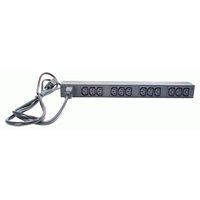 AP9565 APC Basic Rack PDU 12-Outlet 0U/1U - Flash Upgradeable, Local Monitoring, Alarm Thresholds, Remote Control