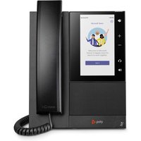 Poly CCX 500 Business Media IP Phone for Microsoft Teams and PoE-enabled Without Power Supply