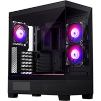 Phanteks XT View ATX Tempered Glass Case - Black | Cable Management | DRGB Lighting | Large GPU/Tower Support