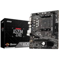 MSI AMD A520M-A PRO AM4 DDR4 micro ATX Motherboard