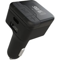 Kitsound MYFM3 Bluetooth To FM Trasnmitter With Power Delivery USB C Charging