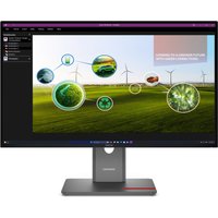 Refurbished - Lenovo Thinkvision P27Q-40 27" IPS QHD 120Hz 4ms Height Adjustable USB Monitor