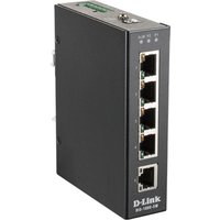 D-Link DIS-100E-5W Unmanaged 5 Ports Network Switch - Green