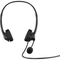 HP G2 On-Ear Wired USB-A Stereo Headset - Black