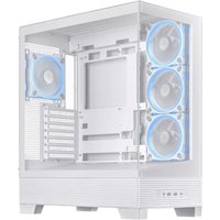 Refurbished - ASUS A31 PLUS TG ARGB Tempared Glass Mid Tower Gaming PC Case - White