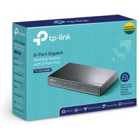 TP-LINK TL-SG1008P 8-Port Gigabit Switch 4xPoE | Easy Setup | Home Office Network Expansion
