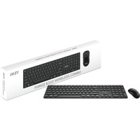 MSI FORGE K210 Wireless Combo Gaming Keyboard with Mouse - Black