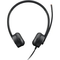Lenovo Stereo Analog Headset, 3.5mm Connector, Black - Wired Office/Call Center Headphones