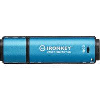 Kingston Technology IronKey Vault Privacy 50 16GB USB 3.2 Flash Drive - Blue