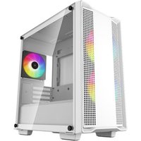 DeepCool CC360 ARGB Micro ATX Case - Spacious Mid-Tower with Pre-Installed Fans & Tempered Glass