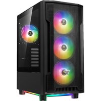 ATHENA M6 LITE Tempered Glass Mid Tower Gaming PC Case