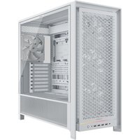 Corsair FRAME 5000D RS Tempered Glass Mid Tower Gaming PC Case - White