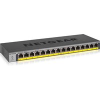 NETGEAR GS116LP-100EUS 16-Port Gigabit Unmanaged Switch | PoE+ Support | Energy Efficient Ethernet | Business Network Expansion